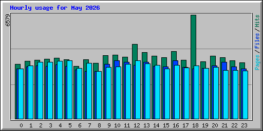 Hourly usage for May 2026